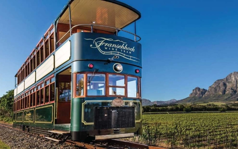 Franschhoek Hop-On Hop-Off Tram Tour For Two