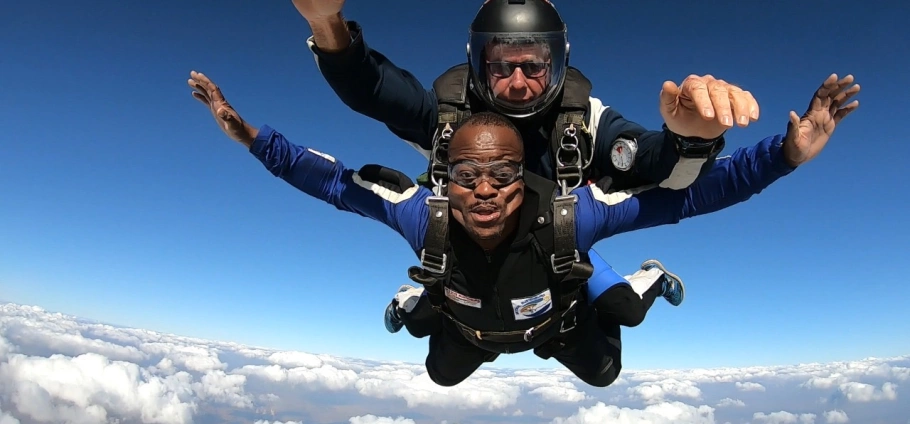 Delmas Tandem Skydive With Hand Camera-4