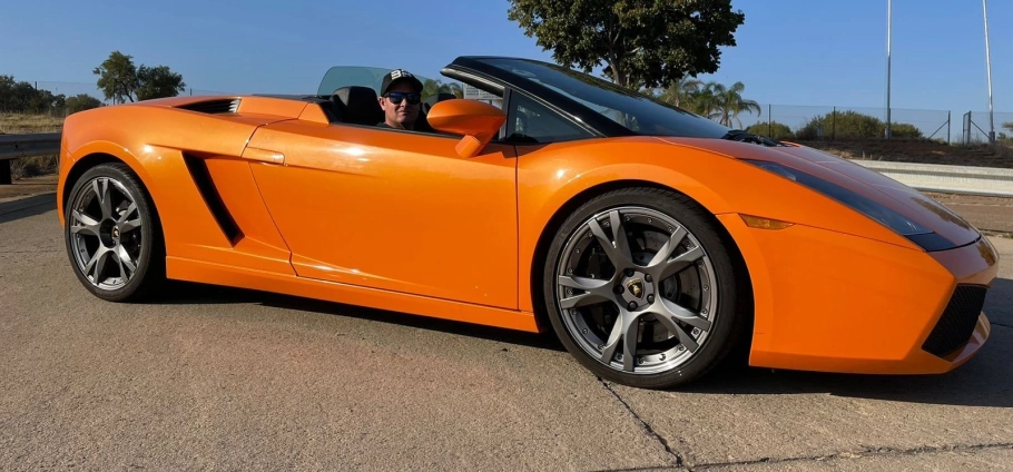 Lamborghini Gallardo Spider Passenger Ride in Cape Town